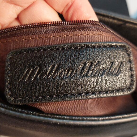 Leather Rainbow Crossbody Purse ~ Mellow World - Picture 7 of 8